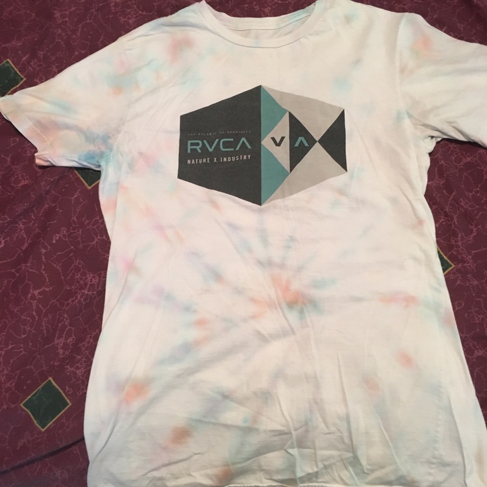 tie dye RVCA t shirt